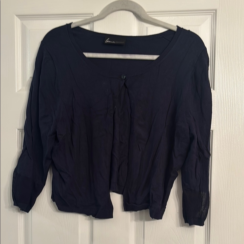 Lane Bryant Dark Blue Cardigan